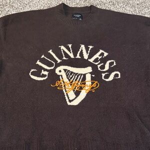 Abercrombie Oversized Guinness Graphic Crew Sweater